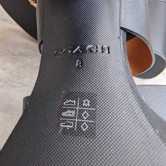 Coach Black Platform Sandals - Picture 13 of 16